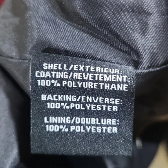 7 for all mankind Faux Leather Jacket SZ L - Picture 10 of 11